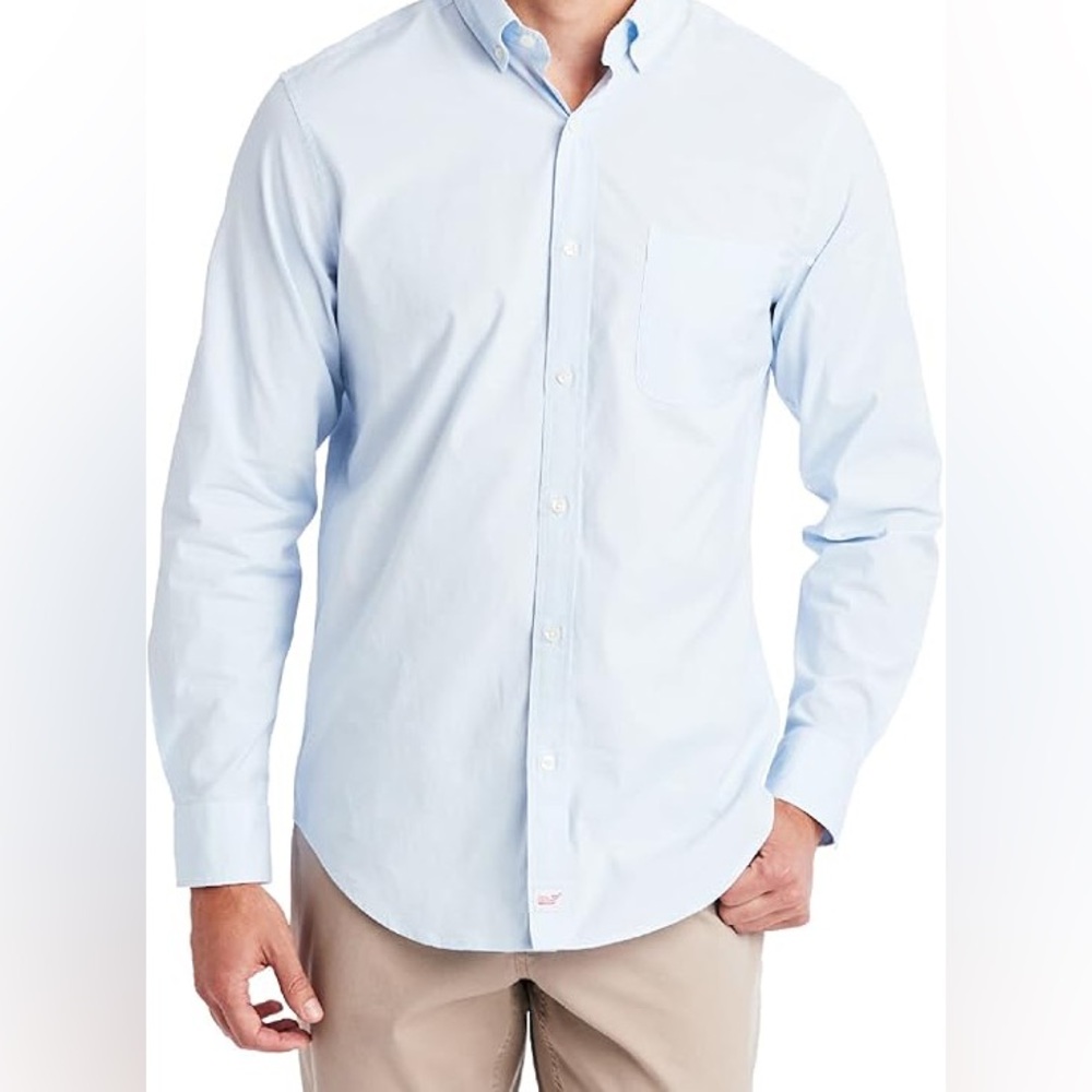 Vineyard Vines Light Blue Casual Button Down Shirt